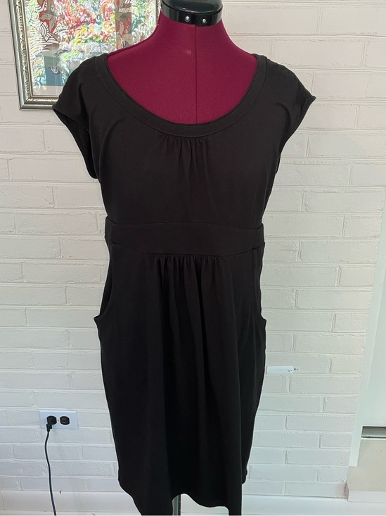 Boden Dresses & Skirts - Boden Black Cotton Modal Dress with Pockets - Size Medium (UK 14 US 10R)